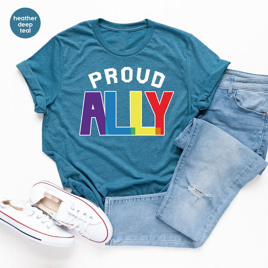 Proud Ally Shirt, LGBT T-Shirt, Tee product image 34