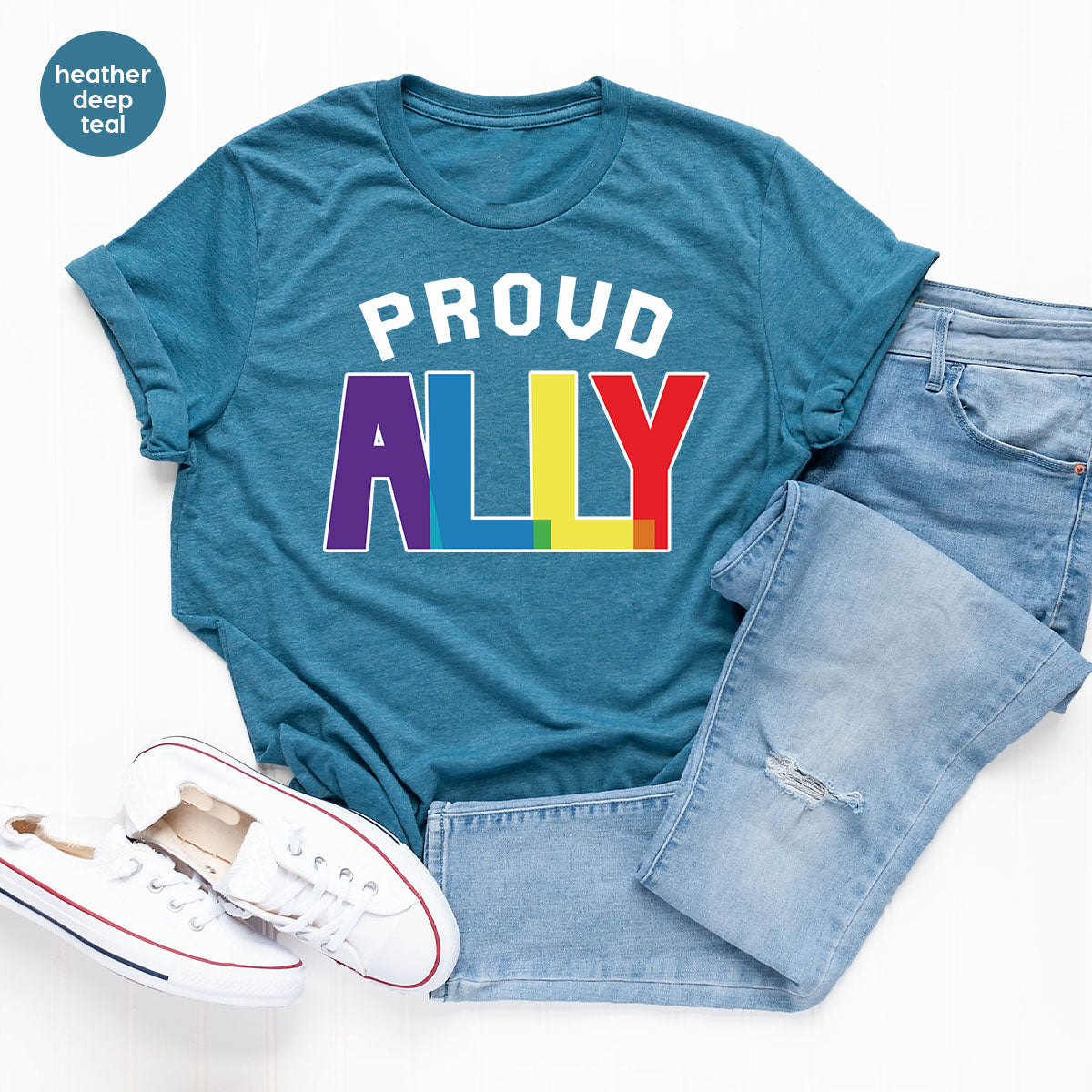 Proud Ally Shirt, LGBT T-Shirt, Tee product image 34