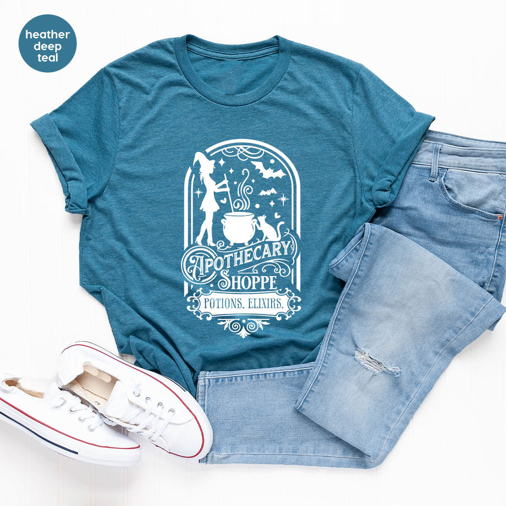 Funny Witch Shirt, Halloween Party Tshirt, Apothecary product image 81