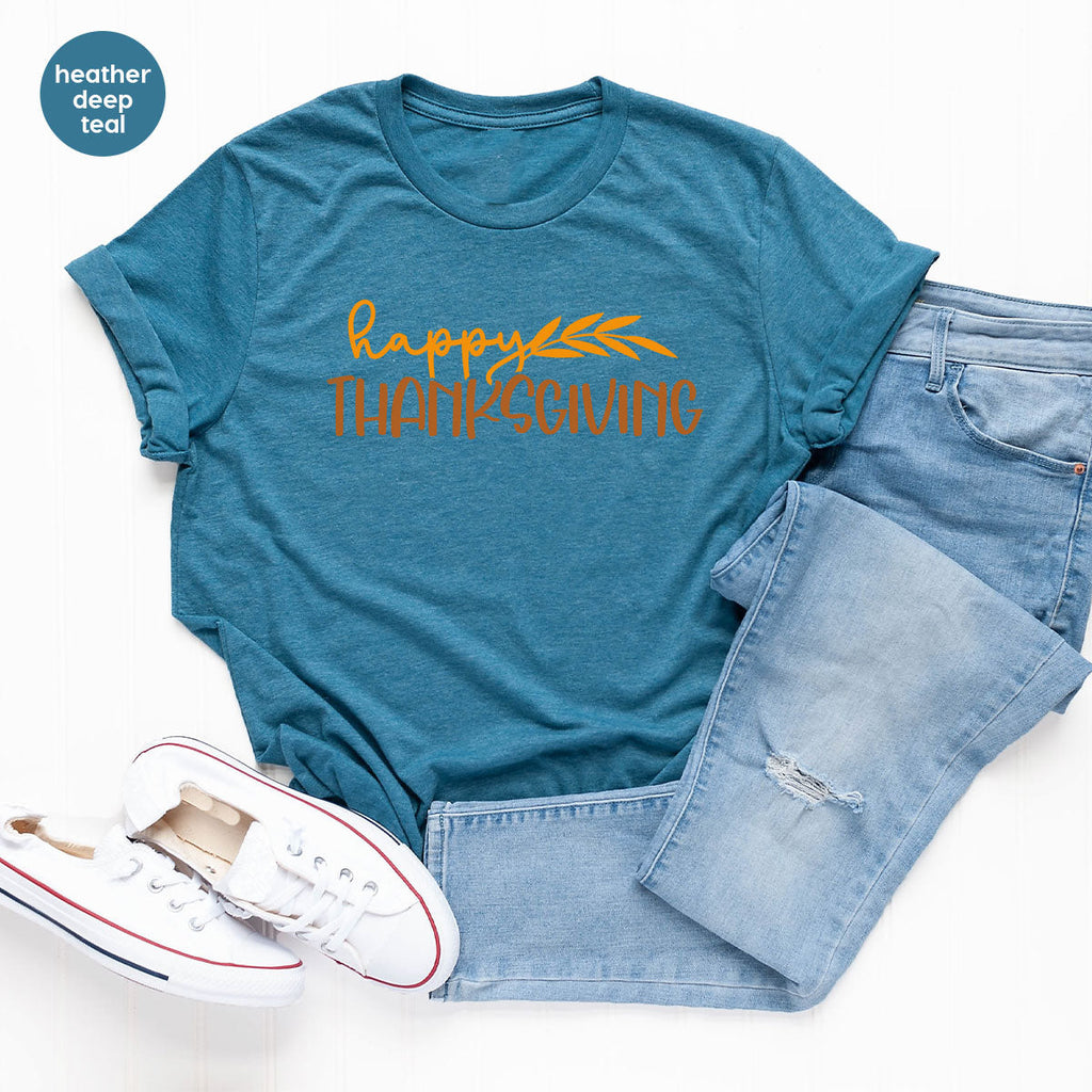 Happy Thanksgiving Shirt, Fall Crewneck Sweatshirt, Family product image 21