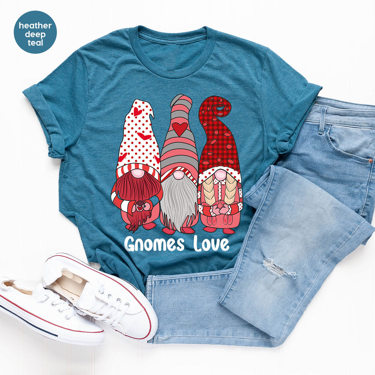 Gnomes Love Shirt, 4ever Best T-Shirt, Valentine's Day 2023 product image 43