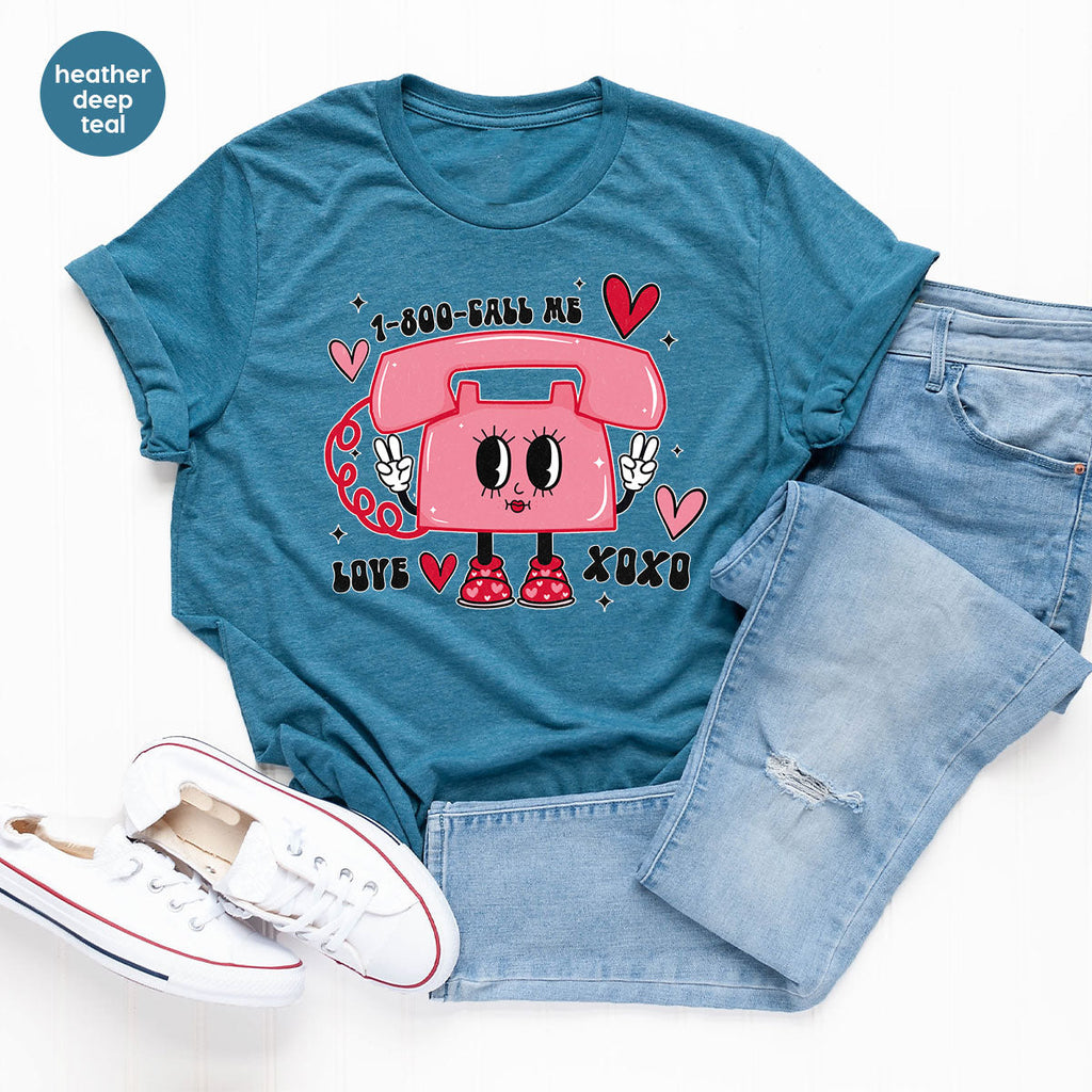 Call Me Lover Shirt, Funny Valentine's Day Cute Love T-Shirt product image 32