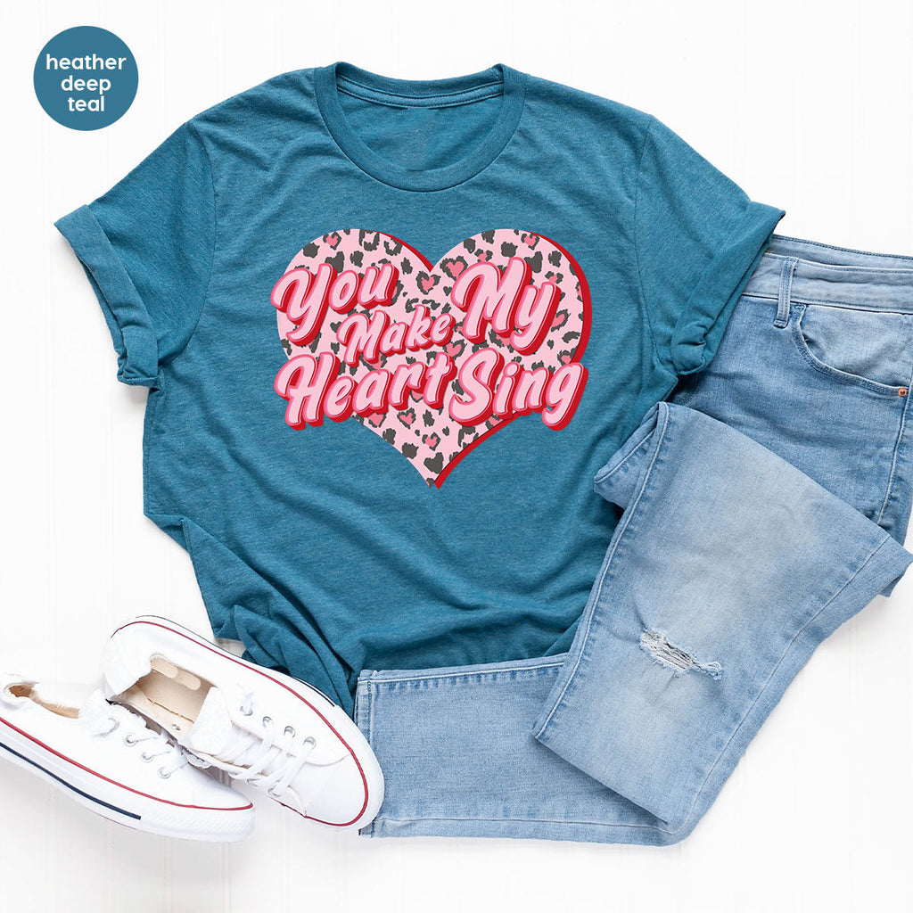 You Make My Heart Sing Shirt, Valentine's Day Romantic Gift product image 32