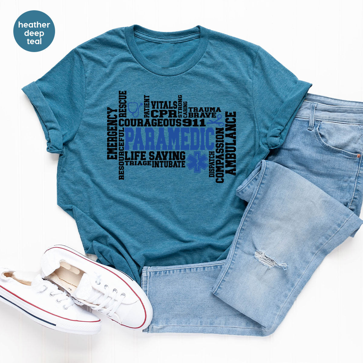 Paramedic T-Shirt, Ambulance Shirt, Life Saver Gift For product image 27