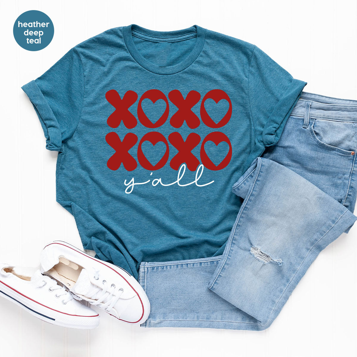 XOXO Shirt, Love Valentine's Day T-Shirt, Couple Match product image 30