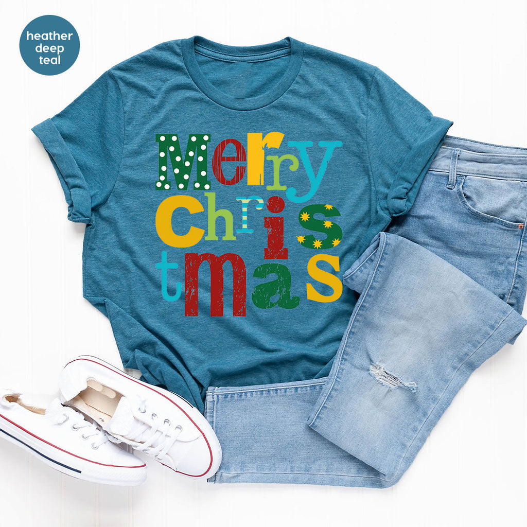 Merry Christmas Shirt, Family 2023 Tee, Xmas T-Shirt product image 10