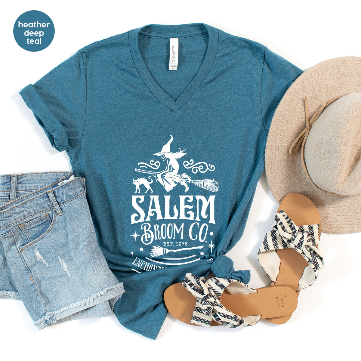 Halloween T-Shirt, Gifts, Salem Graphic Tees, Witchy Witch product image 11