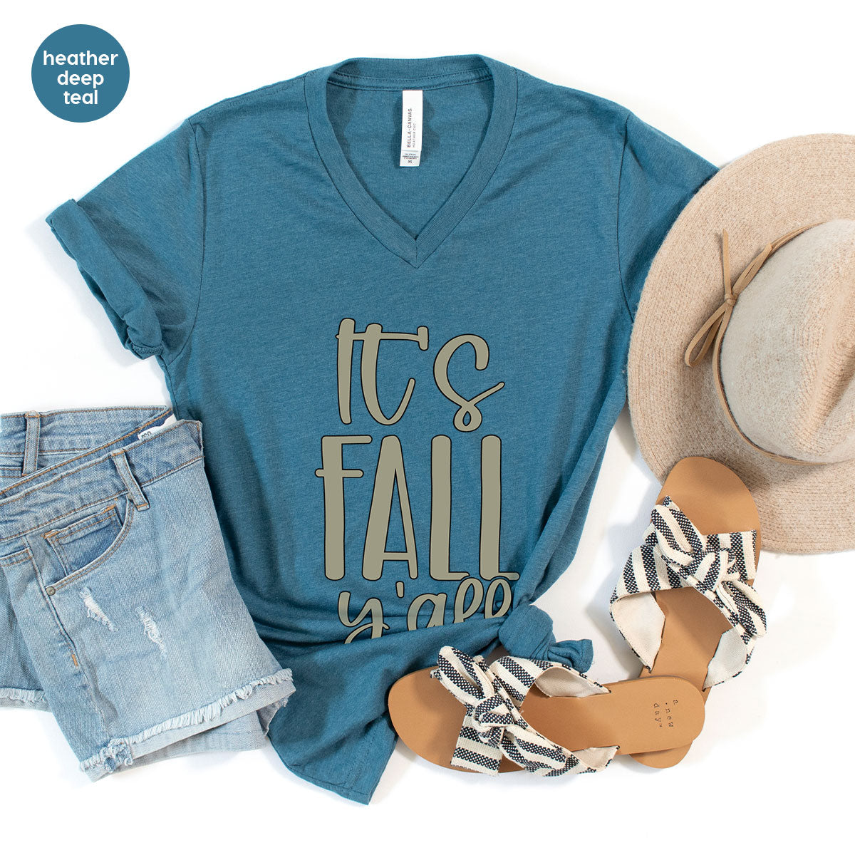 Fall Crewneck Sweatshirt, Its Yall T-Shirt, Gifts, for Her product image 83