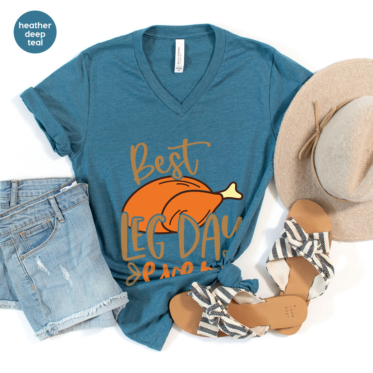 Funny Thanksgiving Shirts, Turkey Graphic Tees, Fall product image 20