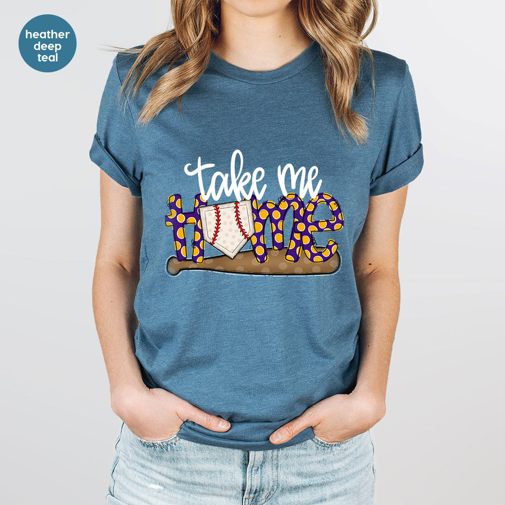 Baseball T-Shirt, Gifts for Her, Mom Outfit, Sister Shirt product image 7
