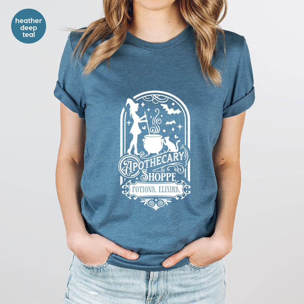 Funny Witch Shirt, Halloween Party Tshirt, Apothecary product image 82
