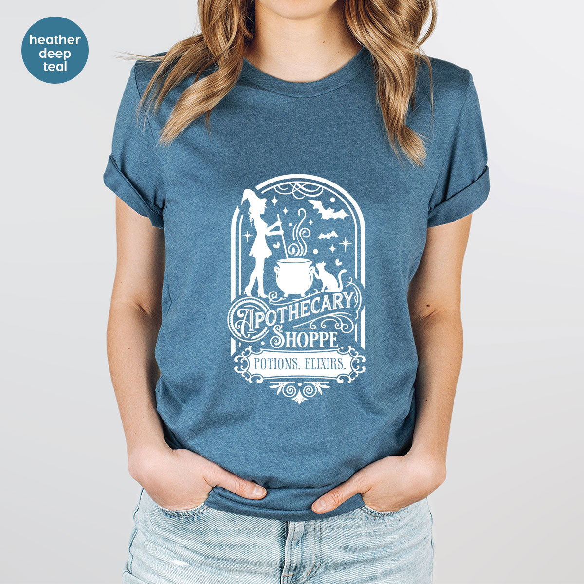 Funny Witch Shirt, Halloween Party Tshirt, Apothecary product image 82
