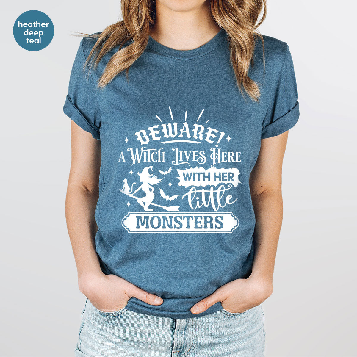 Funny Halloween Tshirts, Witch Shirt, Party Tshirt, Witchy product image 80