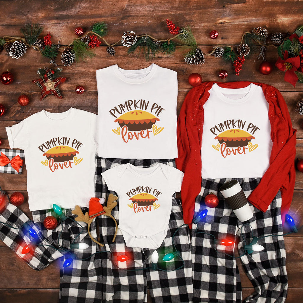 Kids Thanksgiving Shirts, Pumpkin Pie Graphic Tees, Gift product image 35
