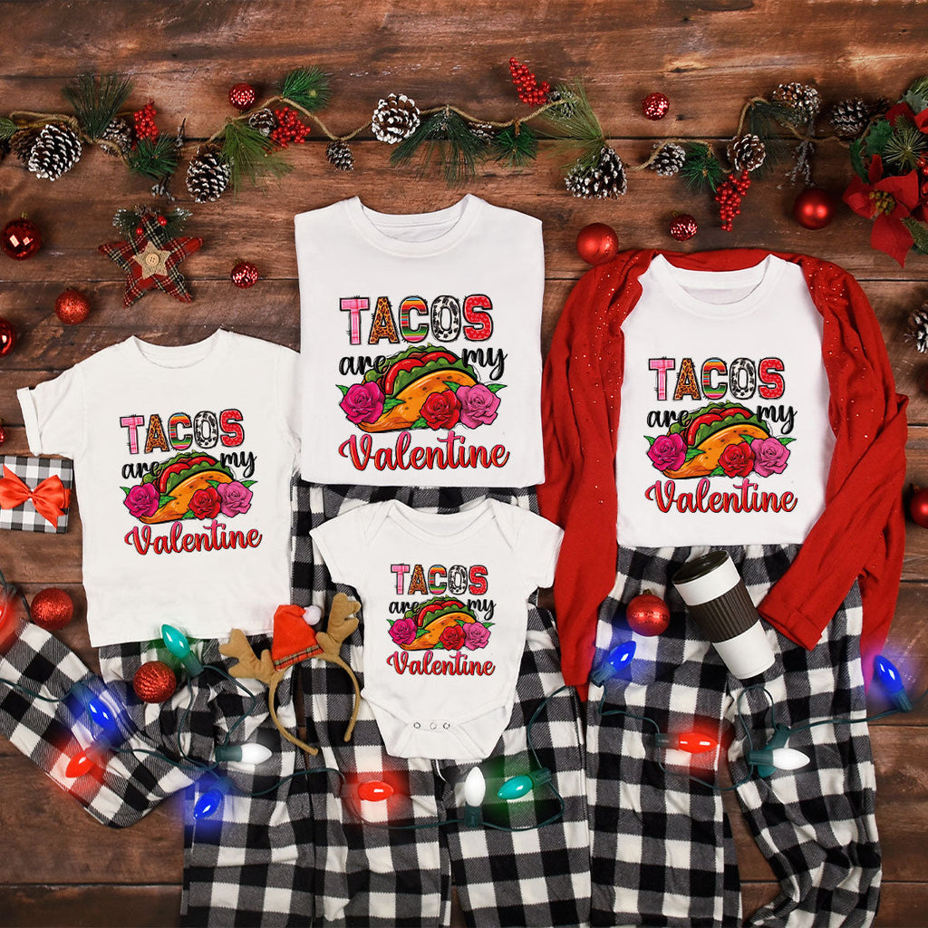 Tacos Are My Valentine Shirt, Gift To My Taco Lover, product image 35