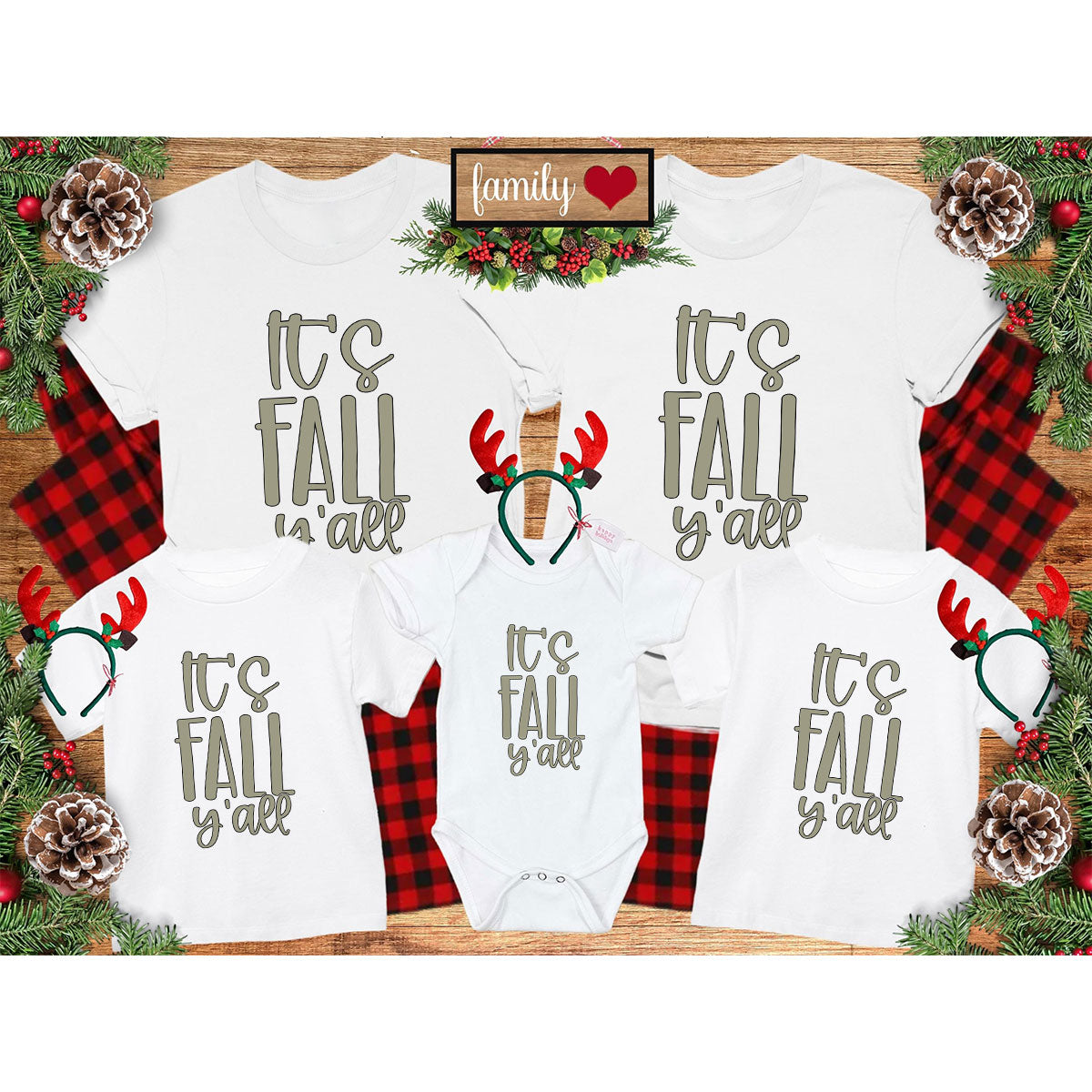 Fall Crewneck Sweatshirt, Its Yall T-Shirt, Gifts, for Her product image 85