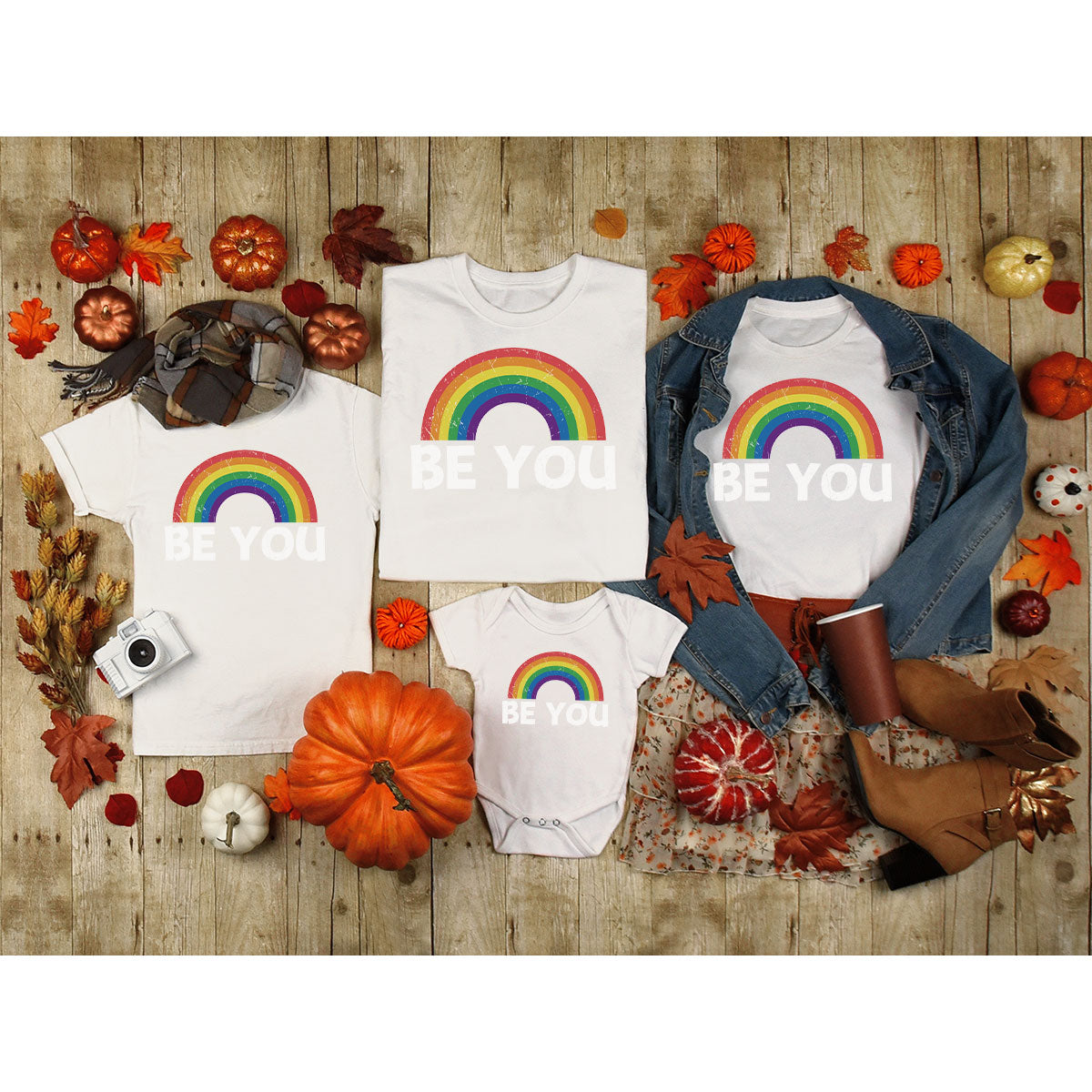 Rainbow T-Shirt, Be You Shirt, LGBT Pride product image 29