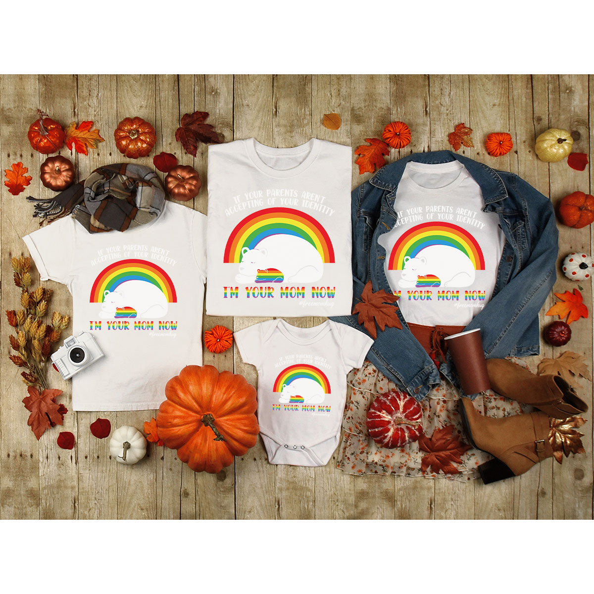 I'm Your Mom Now T-Shirt, Cute LGBT Glory Tee product image 35