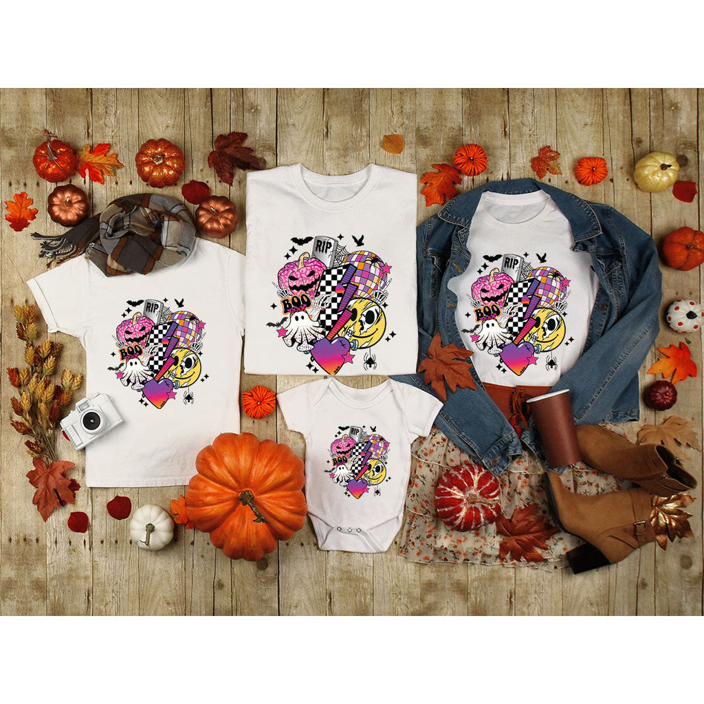 Halloween Shirt, Gifts, Spooky Season Pumpkin Graphic Tees product image 73