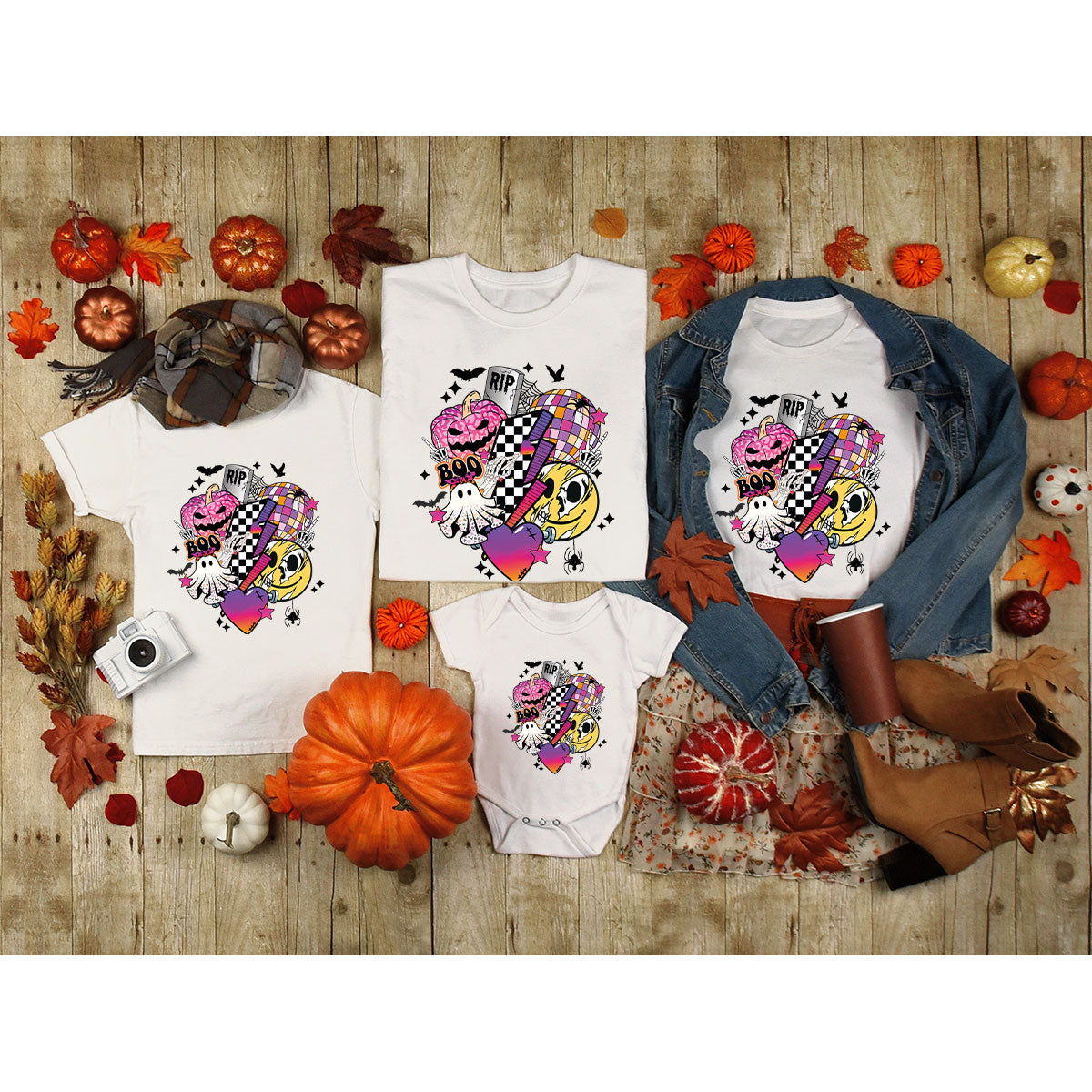 Halloween Shirt, Gifts, Spooky Season Pumpkin Graphic Tees product image 73