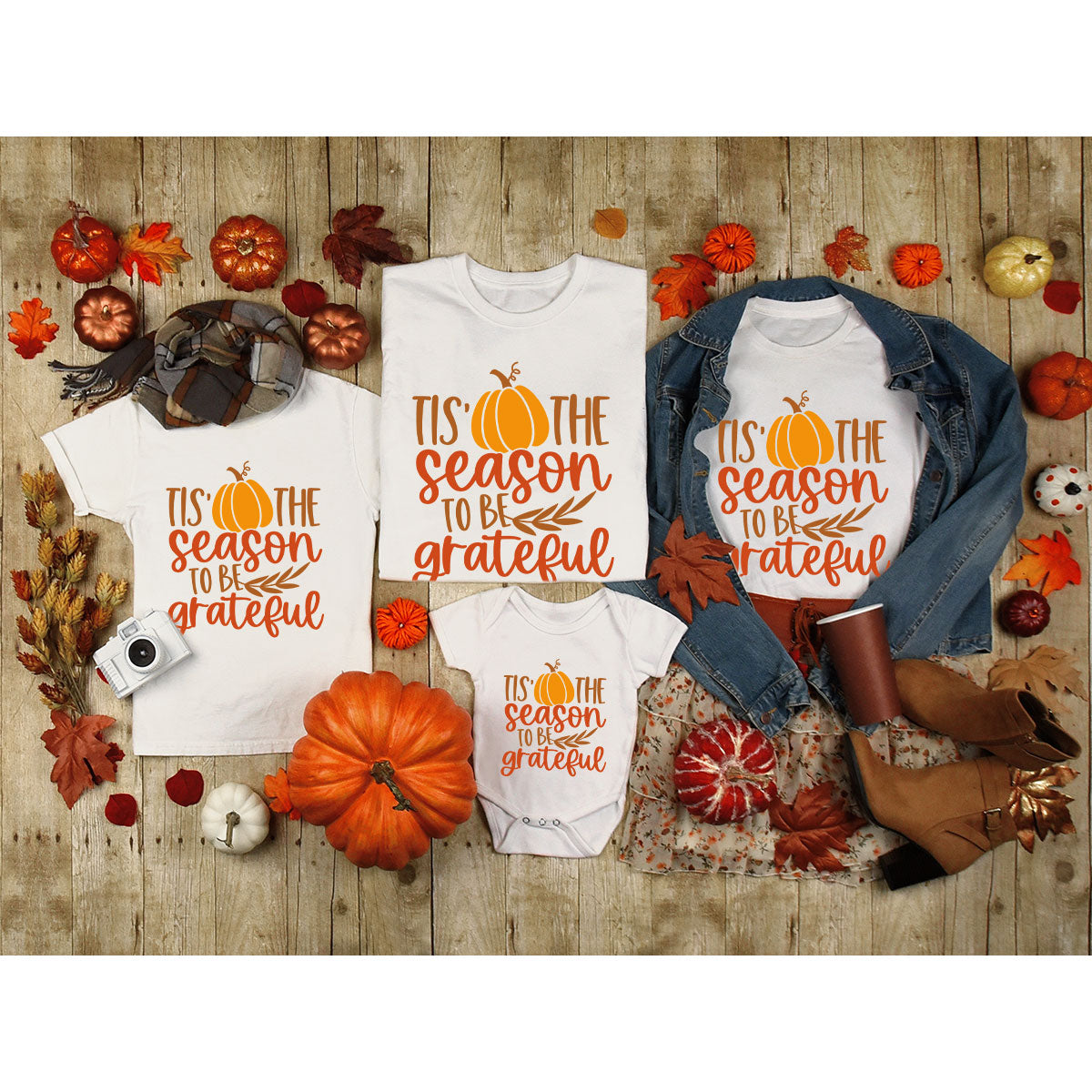 Fall T-Shirt, Autumn Crewneck Sweatshirt, Thanksgiving product image 84