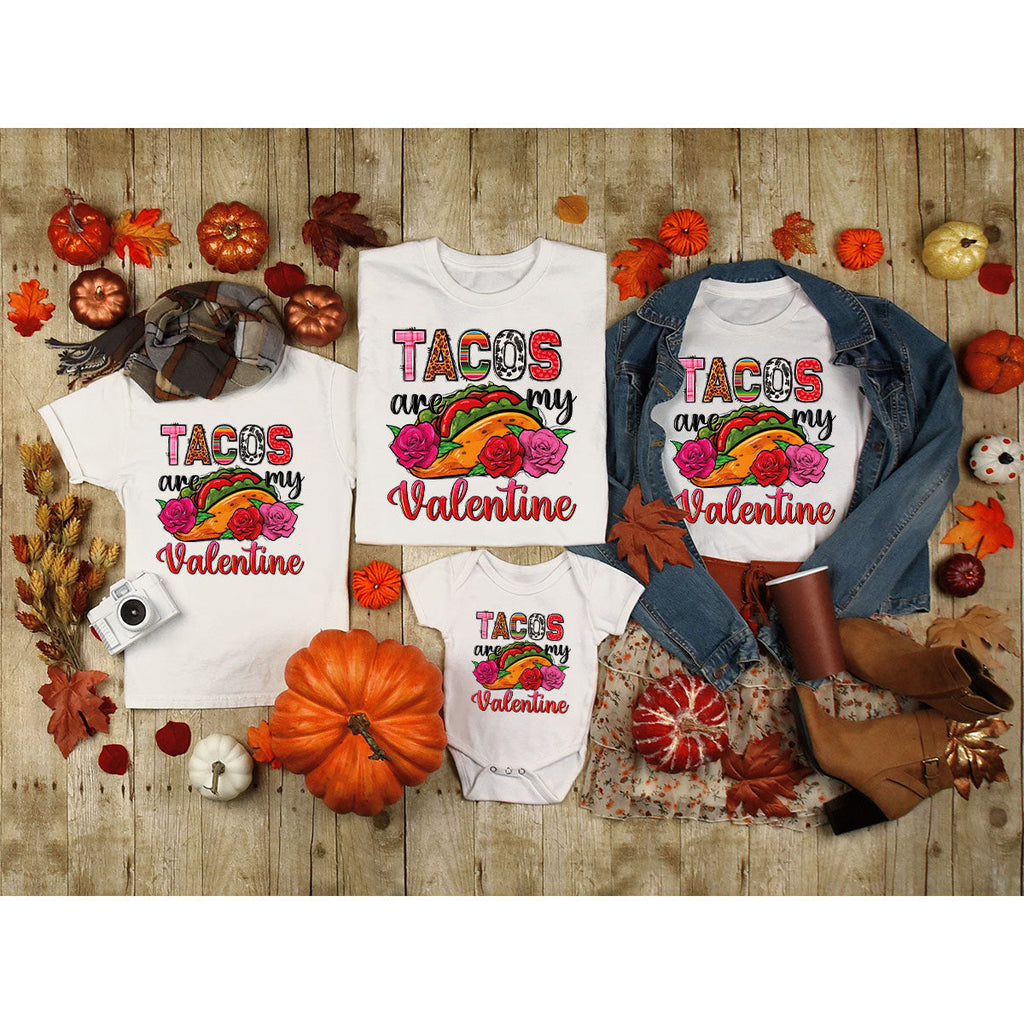 Tacos Are My Valentine Shirt, Gift To My Taco Lover, product image 33