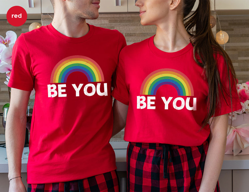 Rainbow T-Shirt, Be You Shirt, LGBT Pride product image 31