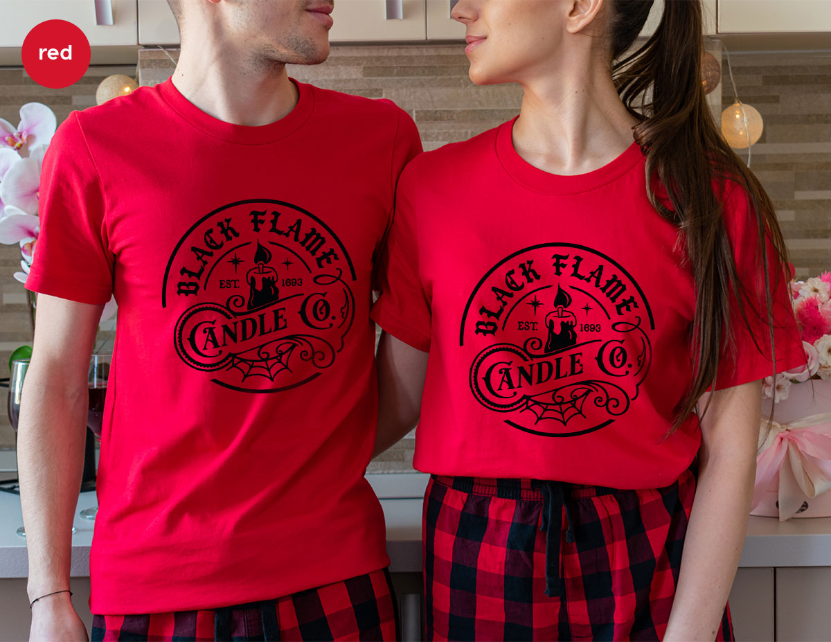 Black Flame Candle Shirt, Halloween Gifts, Hocus Pocus product image 55