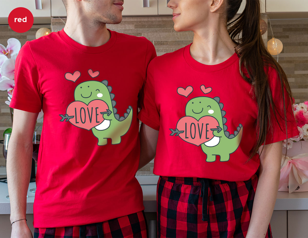 Love Shirt, Lovely Dinosaur Valentine's Day Special For product image 22