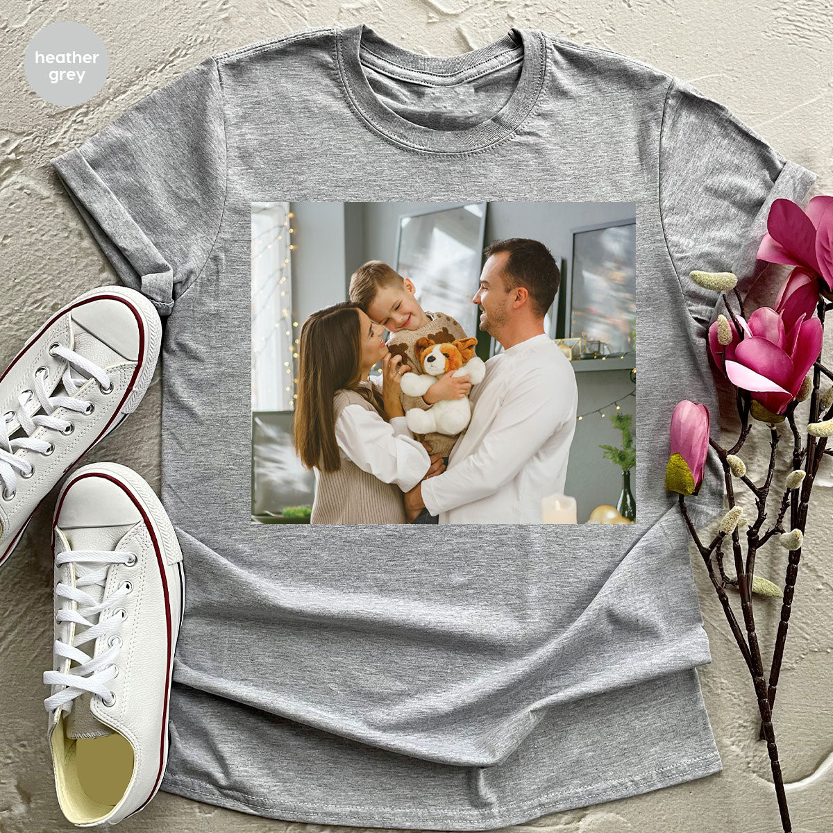 Custom Family T-Shirt, Customizable Photo Shirt, Baby Tee, product image 26
