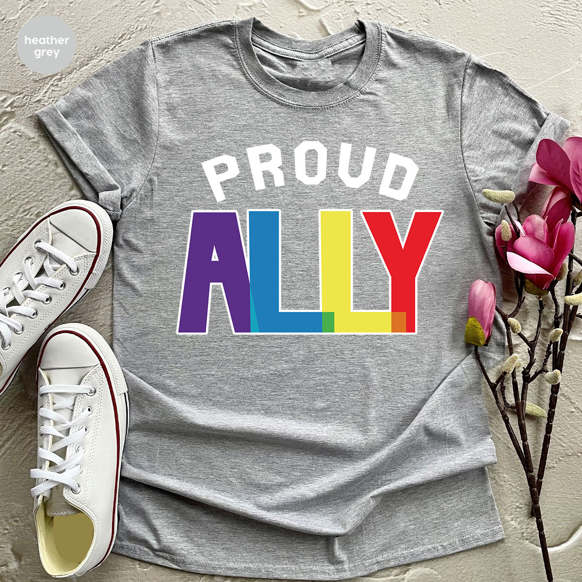 Proud Ally Shirt, LGBT T-Shirt, Tee product image 36