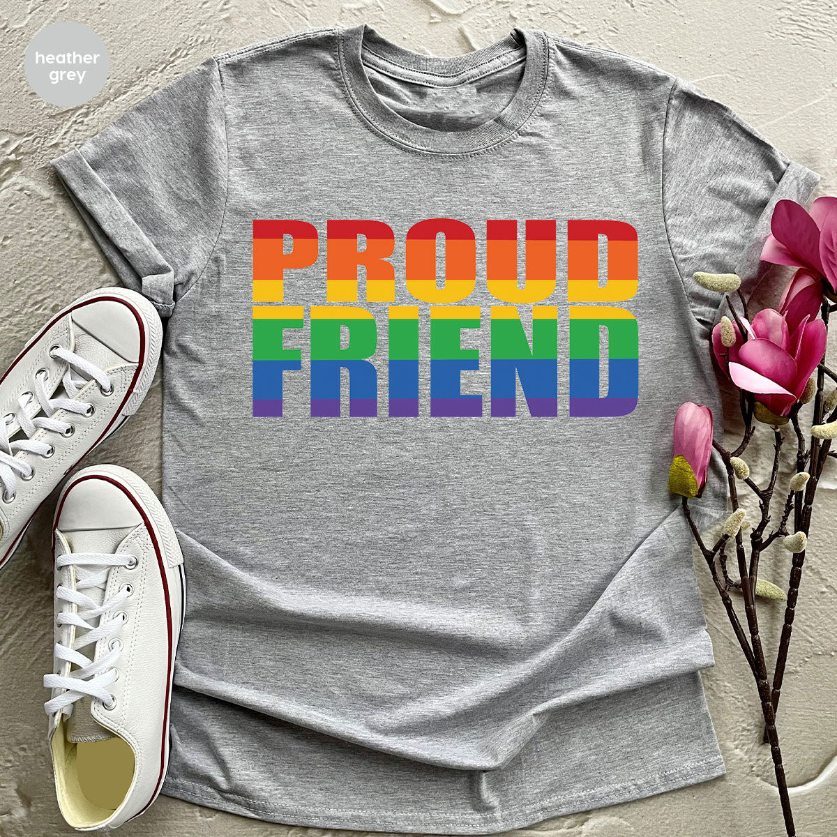 LGBT Friendship Shirt, Proud Friend T-Shirt, Gift Tee product image 33