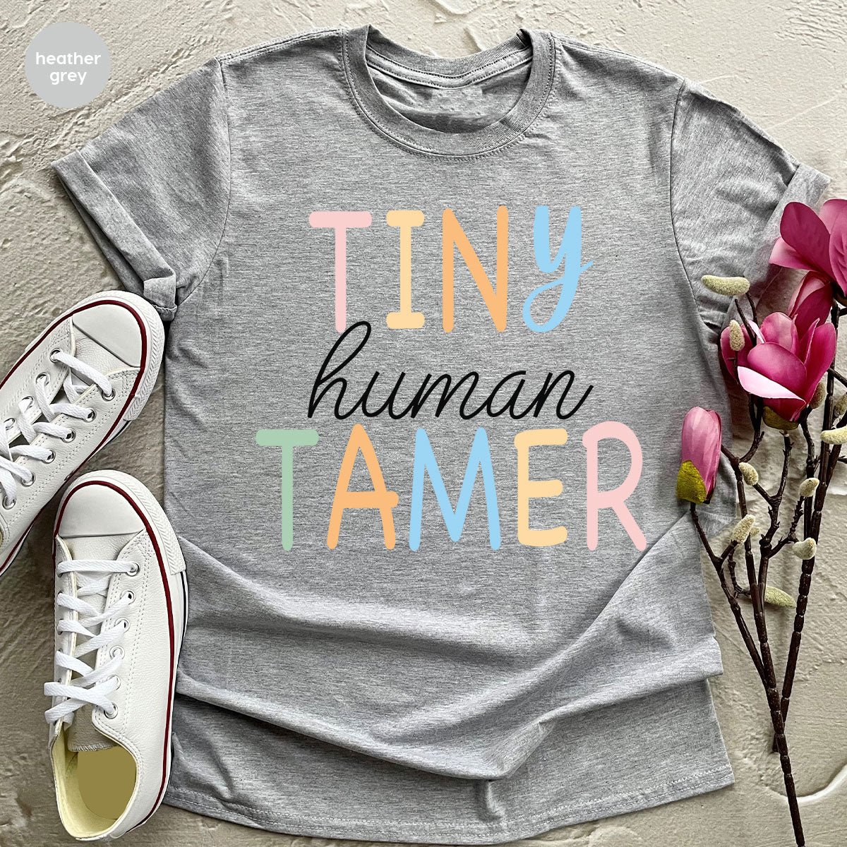 Teacher Shirt, Tiny Human Tamer, Kindergarten Preschool product image 109