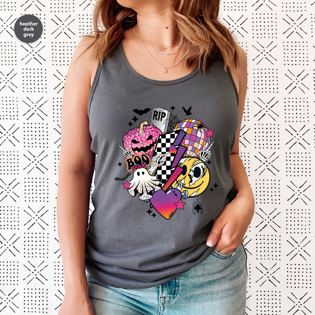 Halloween Shirt, Gifts, Spooky Season Pumpkin Graphic Tees product image 76
