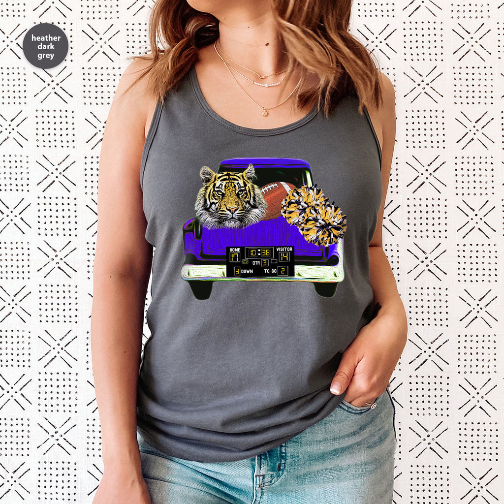 Football Truck Shirt, Tiger Graphic Tees, Mom TShirt, Gifts product image 46