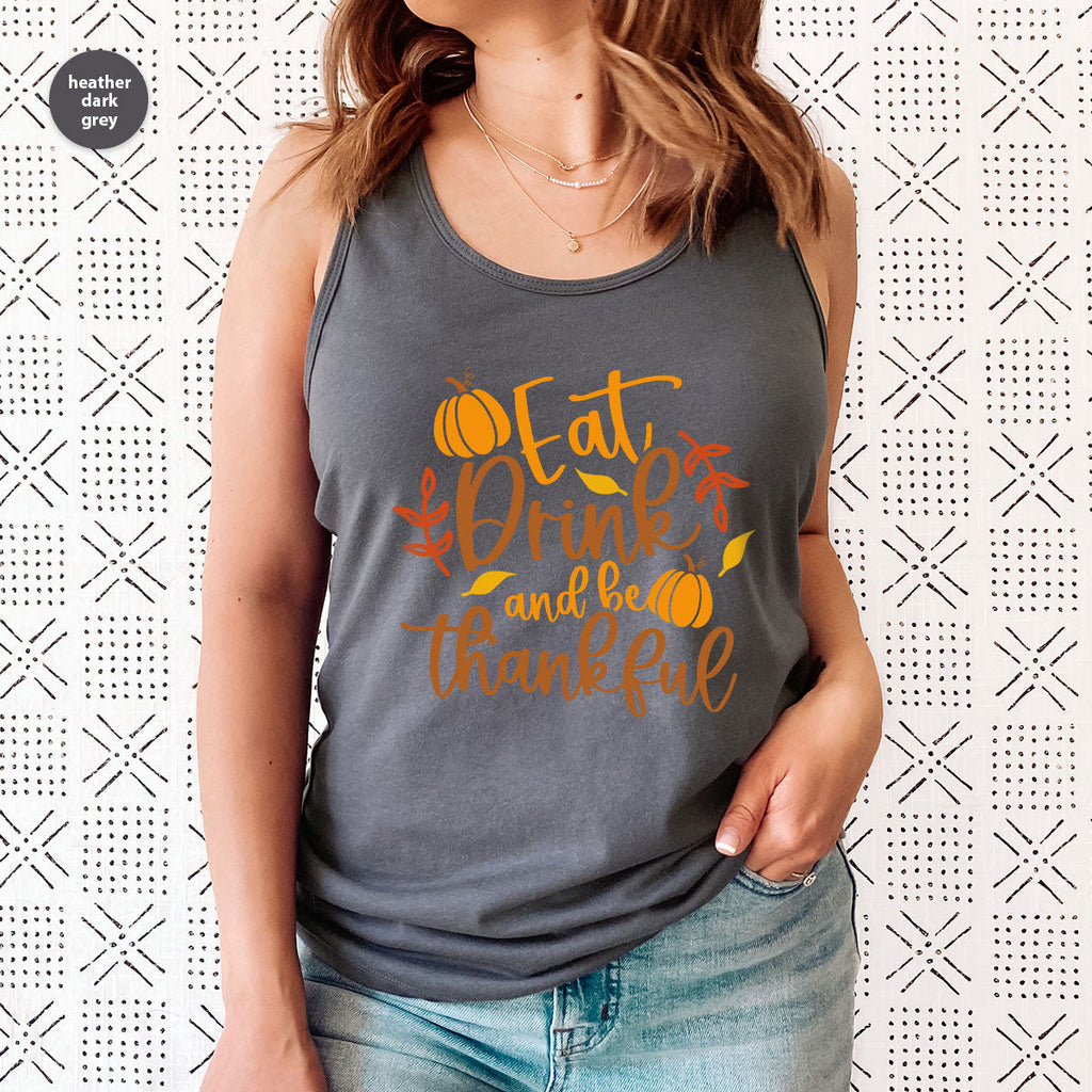 Cute Pumpkin T-Shirt, Fall Graphic Tees, Thankful Gifts product image 50