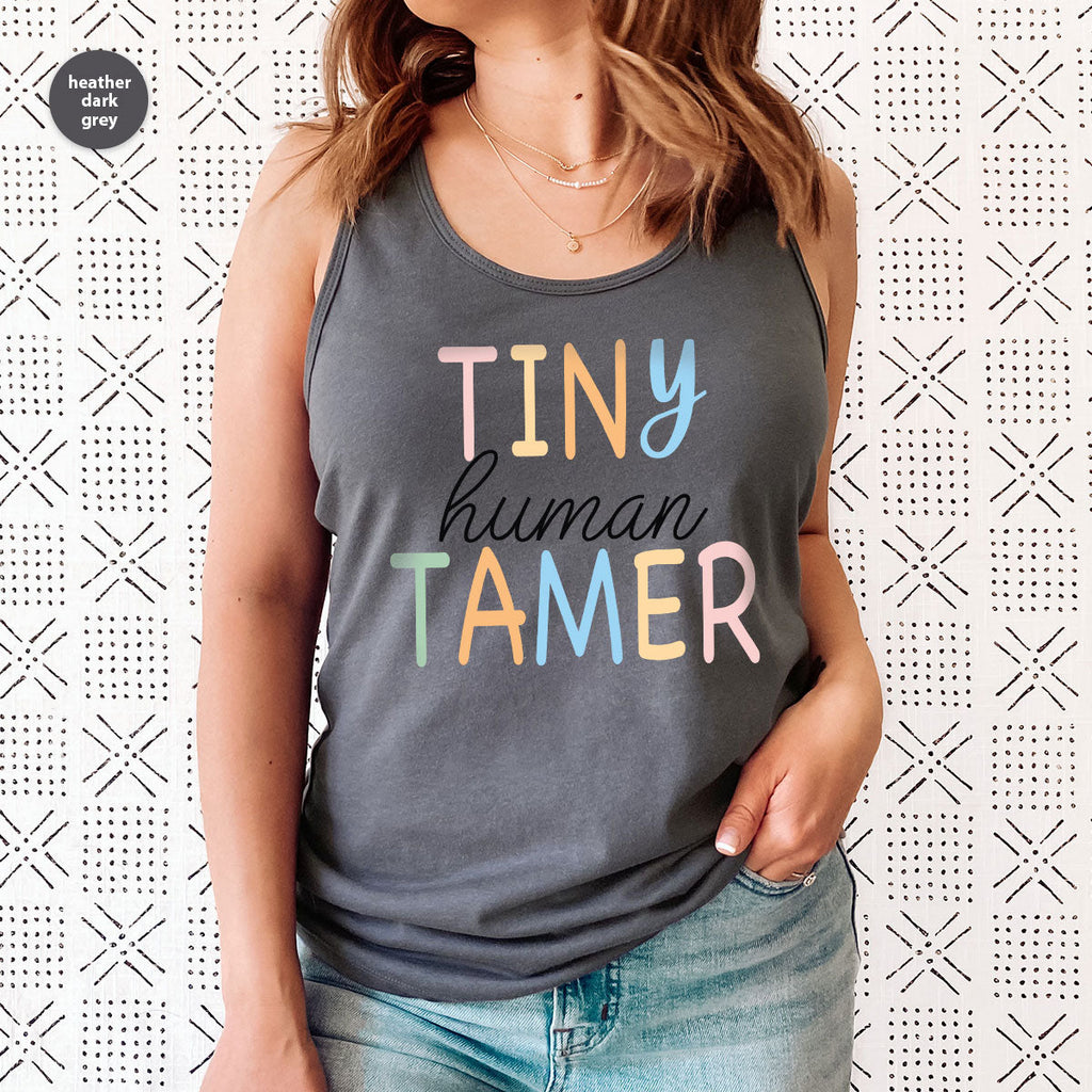 Teacher Shirt, Tiny Human Tamer, Kindergarten Preschool product image 111