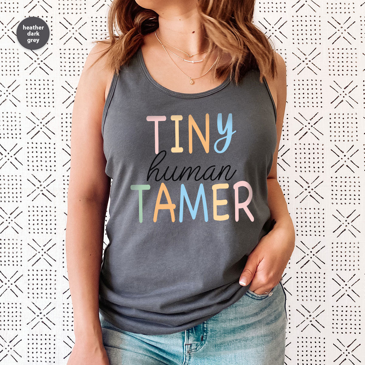 Teacher Shirt, Tiny Human Tamer, Kindergarten Preschool product image 111