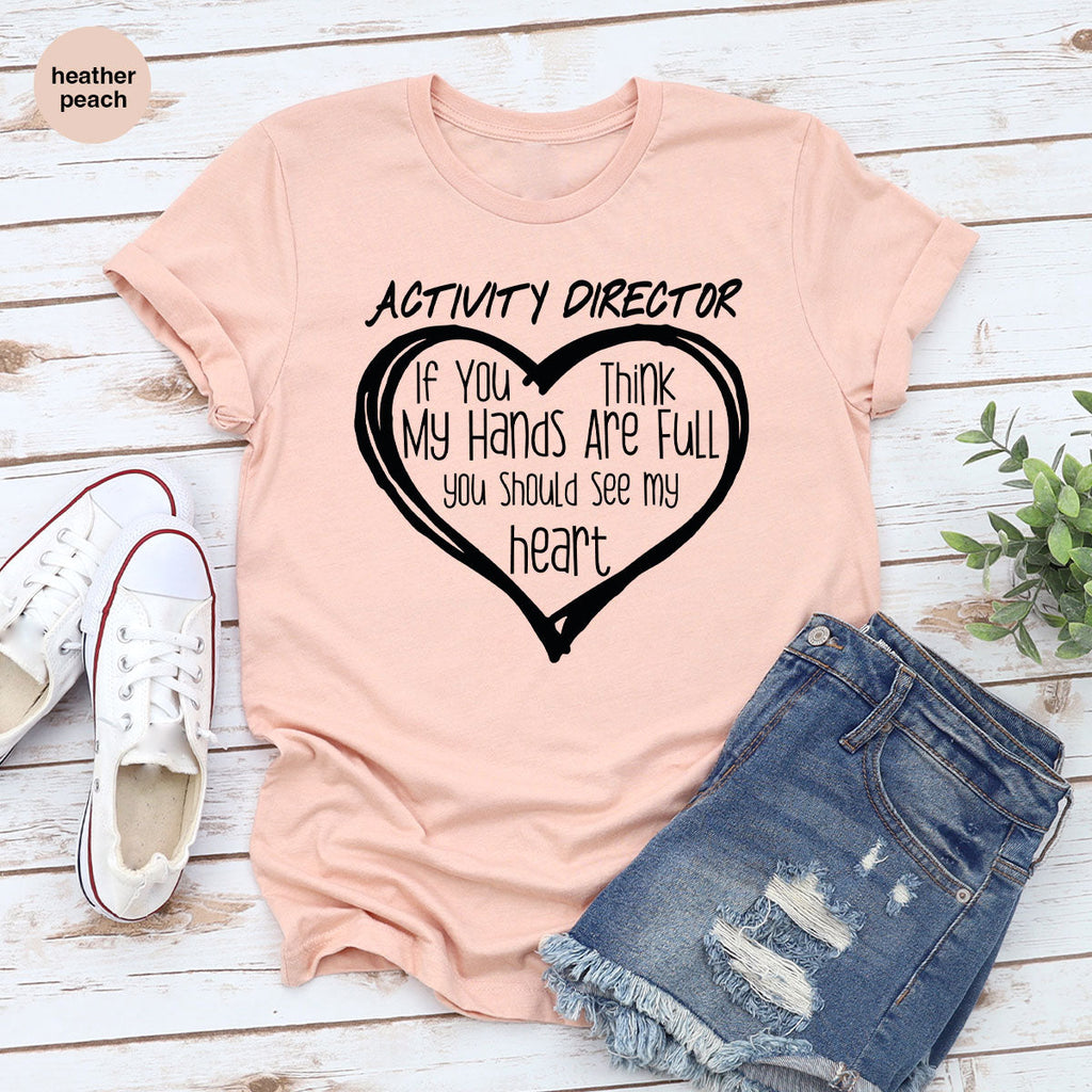 Activity Director Shirt, Love Heart Gift For Couples product image 24