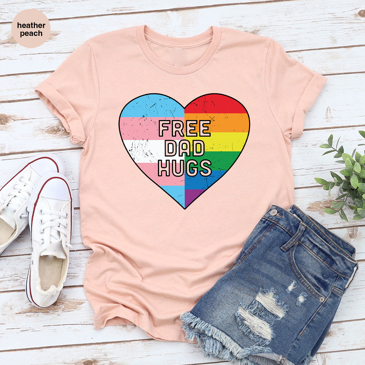Free Dad Hugs Shirt, LGBT Pride T-Shirt product image 38