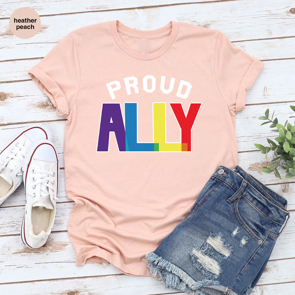 Proud Ally Shirt, LGBT T-Shirt, Tee product image 38