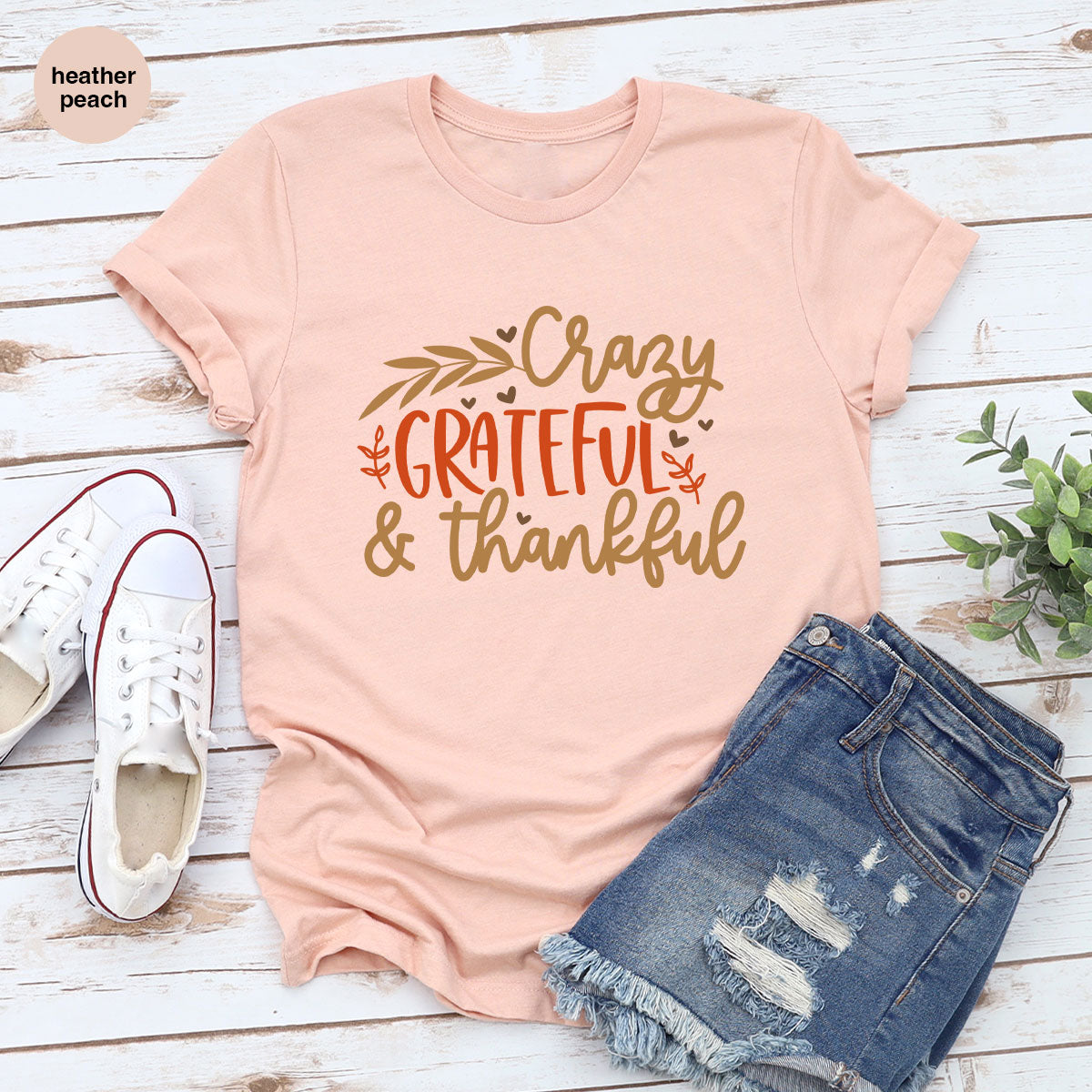 Funny Fall T Shirt, Gift for Her, Crazy Grateful Thankful product image 45