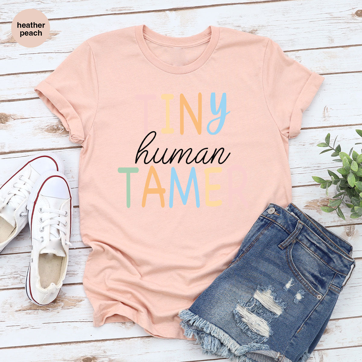 Teacher Shirt, Tiny Human Tamer, Kindergarten Preschool product image 112