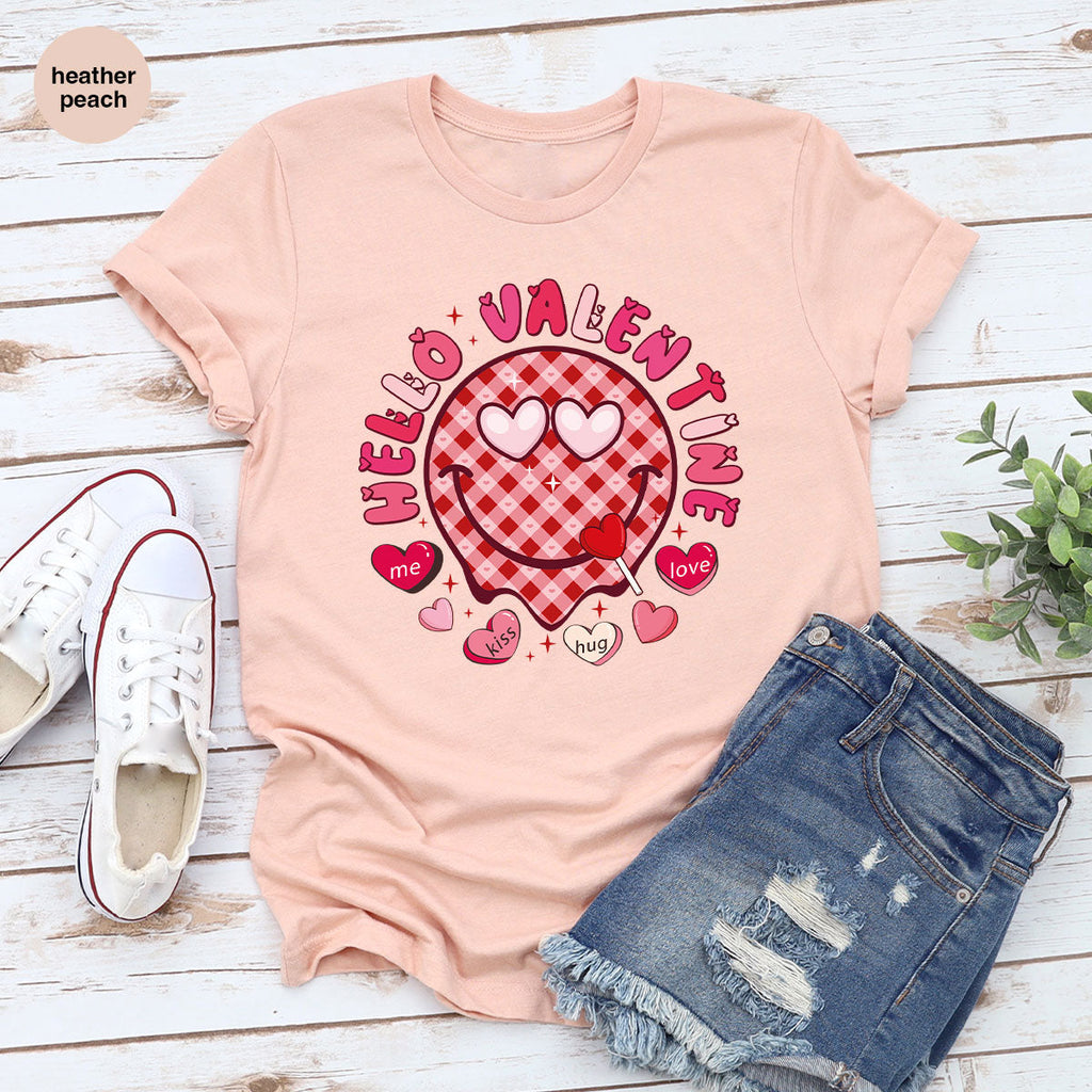 Hello Valentine Shirt, Valentine's Day Love Gift for My product image 21