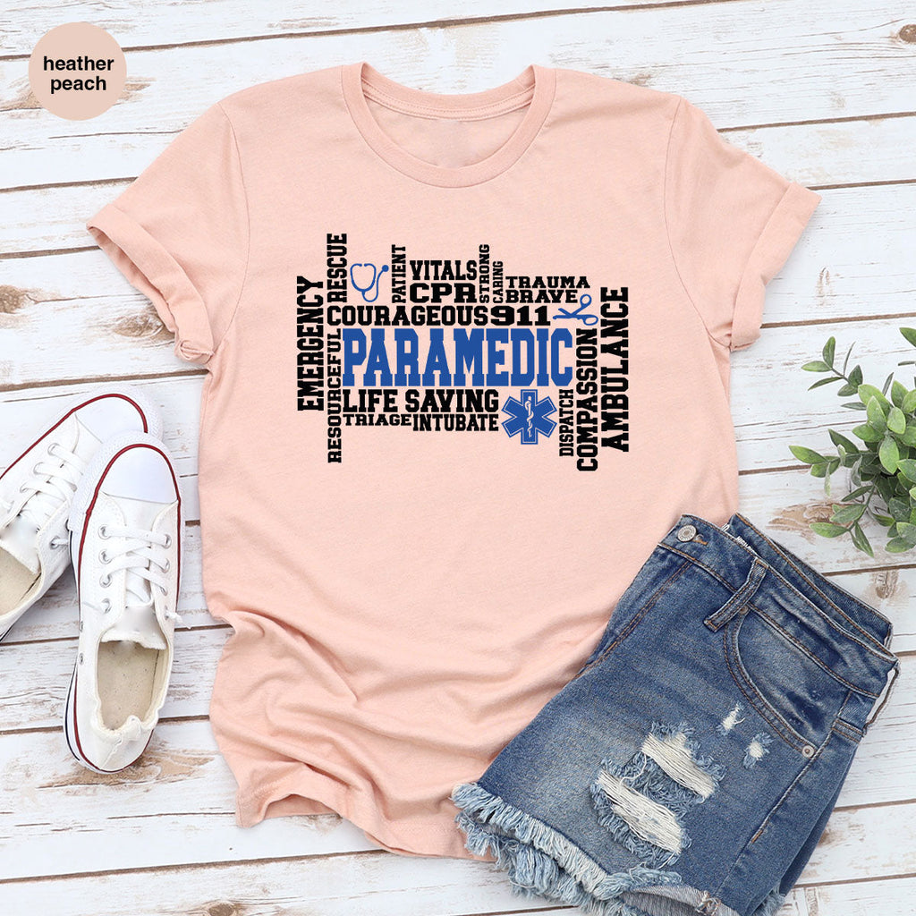 Paramedic T-Shirt, Ambulance Shirt, Life Saver Gift For product image 32