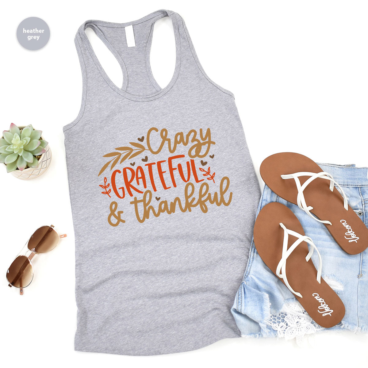 Funny Fall T Shirt, Gift for Her, Crazy Grateful Thankful product image 47