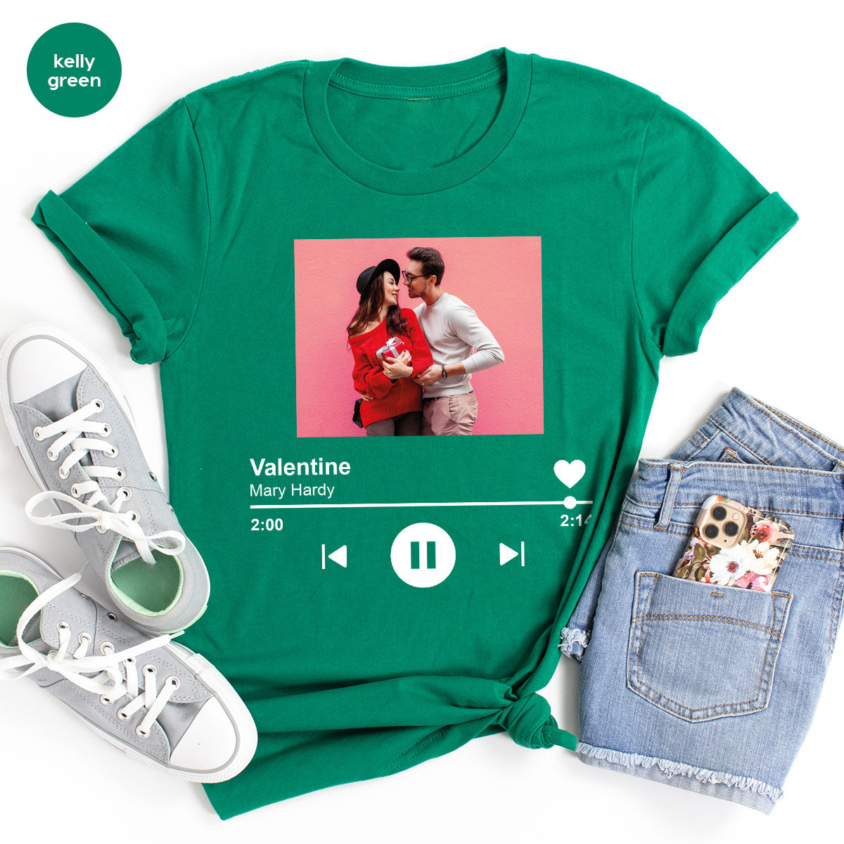 Custom Photo Valentine's Day Shirt, Personalized Gift product image 99