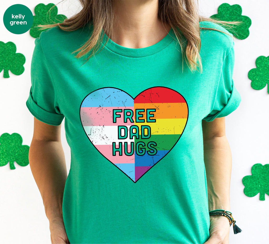 Free Dad Hugs Shirt, LGBT Pride T-Shirt product image 40