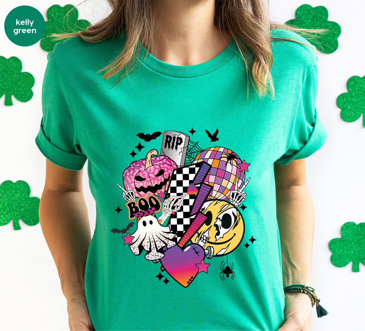 Halloween Shirt, Gifts, Spooky Season Pumpkin Graphic Tees product image 81