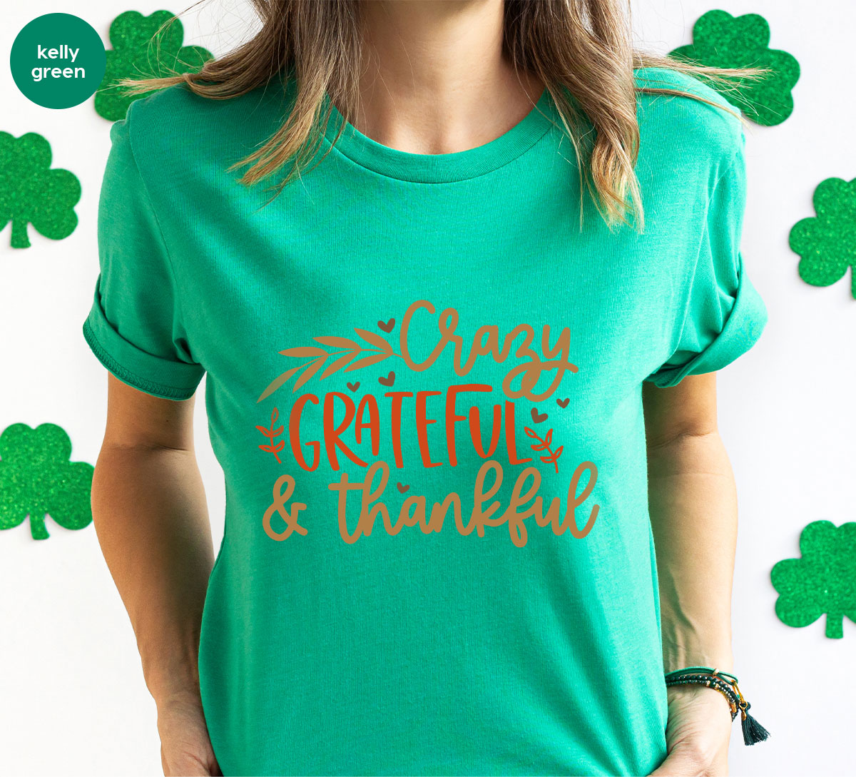 Funny Fall T Shirt, Gift for Her, Crazy Grateful Thankful product image 49